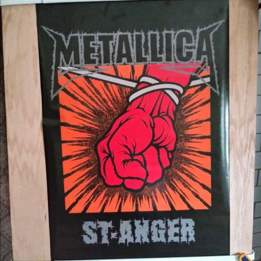 Metallica St. Anger Poster 🎸 2003 Funky Enterprises #6249 🎸Metallica Rock Band